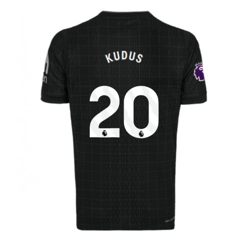 Echipament fotbal Tottenham Hotspur Mohammed Kudus #20 Tricou Deplasare 2025-26 maneca scurta Echipament fotbal Tottenham Hotspur Mohammed Kudus #20 Tricou Deplasare 2025-26 maneca scurta