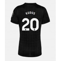 Echipament fotbal Tottenham Hotspur Mohammed Kudus #20 Tricou Deplasare 2025-26 pentru femei maneca scurta