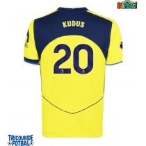 Echipament fotbal Tottenham Hotspur Mohammed Kudus #20 Tricou Treilea 2025-26 maneca scurta