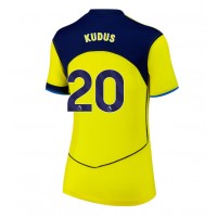 Echipament fotbal Tottenham Hotspur Mohammed Kudus #20 Tricou Treilea 2025-26 pentru femei maneca scurta