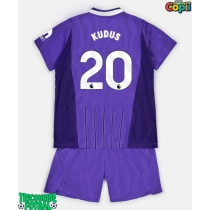 Echipament fotbal Tottenham Hotspur Mohammed Kudus #20 Tricou Treilea 2026-27 pentru copii maneca scurta (+ Pantaloni scurti)
