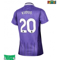 Echipament fotbal Tottenham Hotspur Mohammed Kudus #20 Tricou Treilea 2026-27 pentru femei maneca scurta