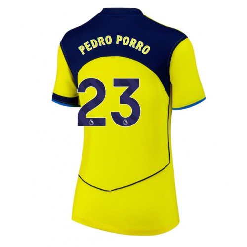Echipament fotbal Tottenham Hotspur Pedro Porro #23 Tricou Treilea 2025-26 pentru femei maneca scurta Echipament fotbal Tottenham Hotspur Pedro Porro #23 Tricou Treilea 2025-26 pentru femei maneca scurta