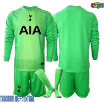 Echipament fotbal Tottenham Hotspur Portar Tricou Acasa 2025-26 pentru copii maneca lunga (+ Pantaloni scurti)