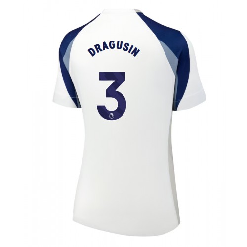 Echipament fotbal Tottenham Hotspur Radu Dragusin #3 Tricou Acasa 2025-26 pentru femei maneca scurta Echipament fotbal Tottenham Hotspur Radu Dragusin #3 Tricou Acasa 2025-26 pentru femei maneca scurta