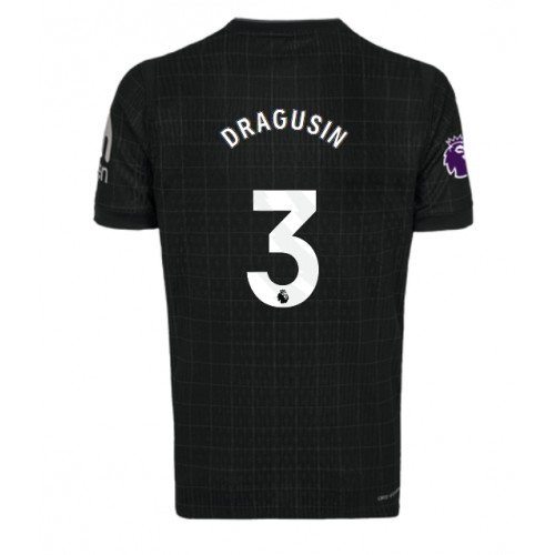 Echipament fotbal Tottenham Hotspur Radu Dragusin #3 Tricou Deplasare 2025-26 maneca scurta Echipament fotbal Tottenham Hotspur Radu Dragusin #3 Tricou Deplasare 2025-26 maneca scurta