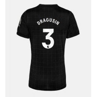 Echipament fotbal Tottenham Hotspur Radu Dragusin #3 Tricou Deplasare 2025-26 pentru femei maneca scurta