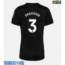 Echipament fotbal Tottenham Hotspur Radu Dragusin #3 Tricou Deplasare 2025-26 pentru femei maneca scurta