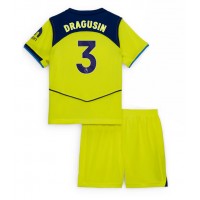 Echipament fotbal Tottenham Hotspur Radu Dragusin #3 Tricou Treilea 2025-26 pentru copii maneca scurta (+ Pantaloni scurti)