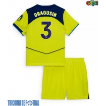 Echipament fotbal Tottenham Hotspur Radu Dragusin #3 Tricou Treilea 2025-26 pentru copii maneca scurta (+ Pantaloni scurti)