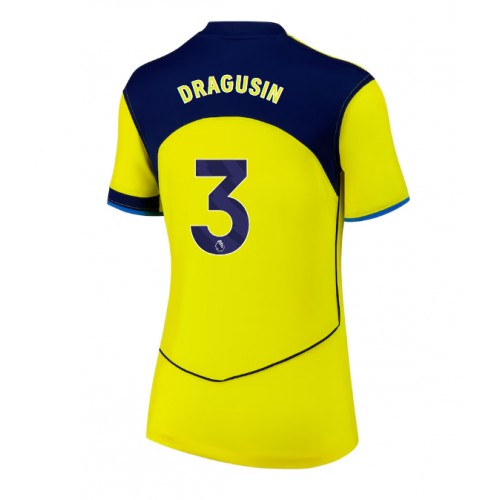 Echipament fotbal Tottenham Hotspur Radu Dragusin #3 Tricou Treilea 2025-26 pentru femei maneca scurta Echipament fotbal Tottenham Hotspur Radu Dragusin #3 Tricou Treilea 2025-26 pentru femei maneca scurta