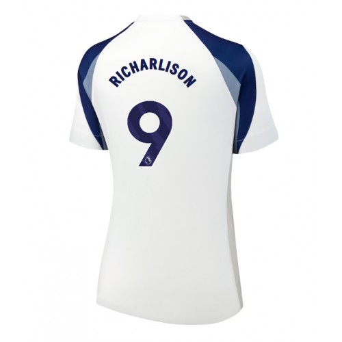 Echipament fotbal Tottenham Hotspur Richarlison #9 Tricou Acasa 2025-26 pentru femei maneca scurta Echipament fotbal Tottenham Hotspur Richarlison #9 Tricou Acasa 2025-26 pentru femei maneca scurta