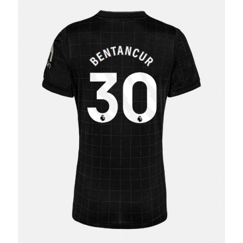 Echipament fotbal Tottenham Hotspur Rodrigo Bentancur #30 Tricou Deplasare 2025-26 pentru femei maneca scurta Echipament fotbal Tottenham Hotspur Rodrigo Bentancur #30 Tricou Deplasare 2025-26 pentru femei maneca scurta