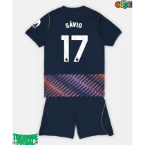Echipament fotbal Tottenham Hotspur Savio #17 Tricou Deplasare 2026-27 pentru copii maneca scurta (+ Pantaloni scurti)