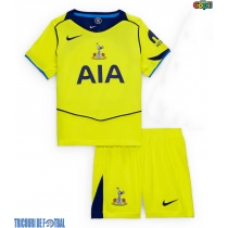 Echipament fotbal Tottenham Hotspur Tricou Treilea 2025-26 pentru copii maneca scurta (+ Pantaloni scurti)