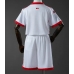 Echipament fotbal Tunisia Tricou Deplasare Mondial 2026 pentru copii maneca scurta (+ Pantaloni scurti)
