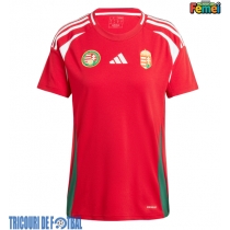 Echipament fotbal Ungaria Tricou Acasa European 2024 pentru femei maneca scurta