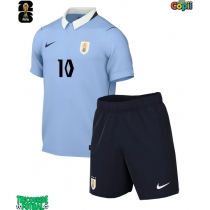 Echipament fotbal Uruguay Giorgian de Arrascaeta #10 Tricou Acasa Mondial 2026 pentru copii maneca scurta (+ Pantaloni scurti)
