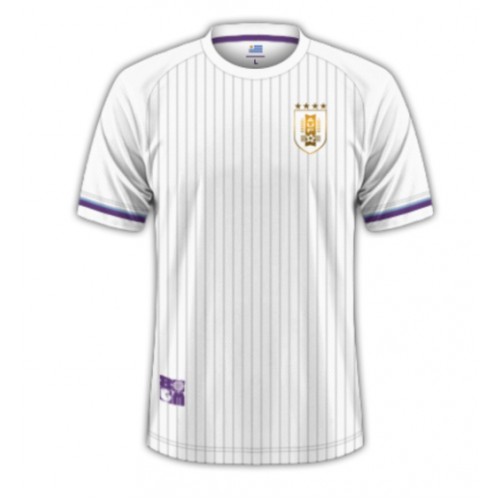 Echipament fotbal Uruguay Tricou Deplasare Copa America 2024 maneca scurta Echipament fotbal Uruguay Tricou Deplasare Copa America 2024 maneca scurta