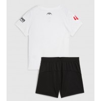Echipament fotbal Valencia Tricou Acasa 2025-26 pentru copii maneca scurta (+ Pantaloni scurti)