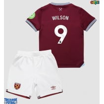 Echipament fotbal West Ham United Callum Wilson #9 Tricou Acasa 2025-26 pentru copii maneca scurta (+ Pantaloni scurti)