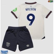 Echipament fotbal West Ham United Callum Wilson #9 Tricou Deplasare 2025-26 pentru copii maneca scurta (+ Pantaloni scurti)