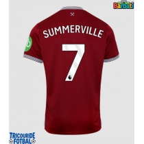 Echipament fotbal West Ham United Crysencio Summerville #7 Tricou Acasa 2025-26 maneca scurta