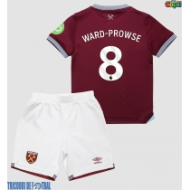 Echipament fotbal West Ham United James Ward-Prowse #8 Tricou Acasa 2025-26 pentru copii maneca scurta (+ Pantaloni scurti)