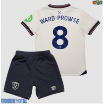 Echipament fotbal West Ham United James Ward-Prowse #8 Tricou Deplasare 2025-26 pentru copii maneca scurta (+ Pantaloni scurti)