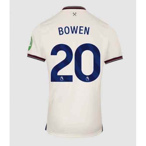 Echipament fotbal West Ham United Jarrod Bowen #20 Tricou Deplasare 2025-26 maneca scurta Echipament fotbal West Ham United Jarrod Bowen #20 Tricou Deplasare 2025-26 maneca scurta