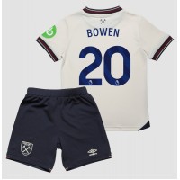Echipament fotbal West Ham United Jarrod Bowen #20 Tricou Deplasare 2025-26 pentru copii maneca scurta (+ Pantaloni scurti)