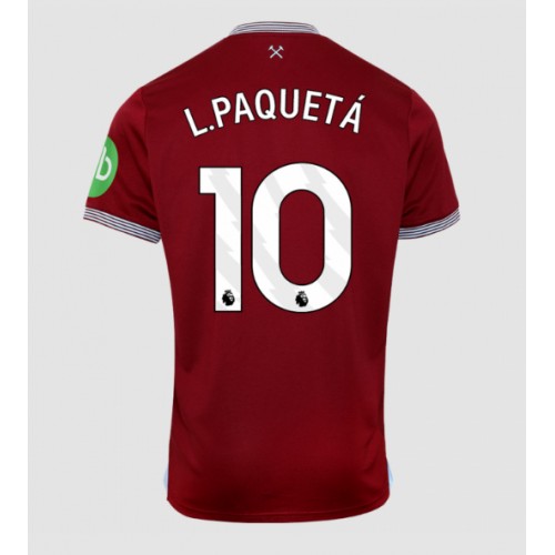 Echipament fotbal West Ham United Lucas Paqueta #10 Tricou Acasa 2025-26 maneca scurta Echipament fotbal West Ham United Lucas Paqueta #10 Tricou Acasa 2025-26 maneca scurta