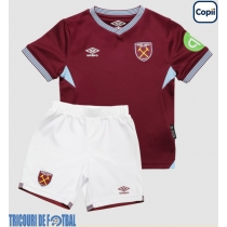 Echipament fotbal West Ham United Lucas Paqueta #10 Tricou Acasa 2025-26 pentru copii maneca scurta (+ Pantaloni scurti)