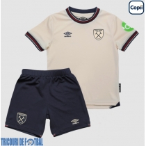 Echipament fotbal West Ham United Lucas Paqueta #10 Tricou Deplasare 2025-26 pentru copii maneca scurta (+ Pantaloni scurti)