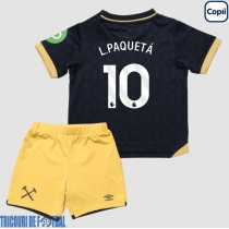 Echipament fotbal West Ham United Lucas Paqueta #10 Tricou Treilea 2025-26 pentru copii maneca scurta (+ Pantaloni scurti)