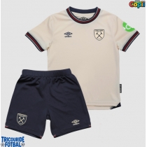 Echipament fotbal West Ham United Mateus Fernandes #18 Tricou Deplasare 2025-26 pentru copii maneca scurta (+ Pantaloni scurti)