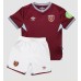 Echipament fotbal West Ham United Max Kilman #3 Tricou Acasa 2025-26 pentru copii maneca scurta (+ Pantaloni scurti)