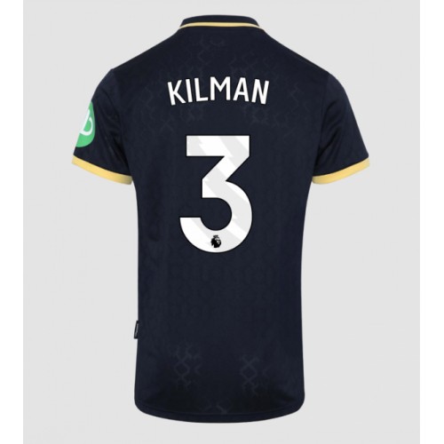 Echipament fotbal West Ham United Max Kilman #3 Tricou Treilea 2025-26 maneca scurta Echipament fotbal West Ham United Max Kilman #3 Tricou Treilea 2025-26 maneca scurta