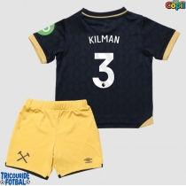 Echipament fotbal West Ham United Max Kilman #3 Tricou Treilea 2025-26 pentru copii maneca scurta (+ Pantaloni scurti)