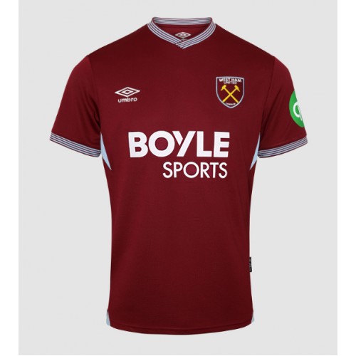 Echipament fotbal West Ham United Tomas Soucek #28 Tricou Acasa 2025-26 maneca scurta Echipament fotbal West Ham United Tomas Soucek #28 Tricou Acasa 2025-26 maneca scurta