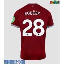 Echipament fotbal West Ham United Tomas Soucek #28 Tricou Acasa 2025-26 maneca scurta