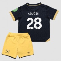 Echipament fotbal West Ham United Tomas Soucek #28 Tricou Treilea 2025-26 pentru copii maneca scurta (+ Pantaloni scurti)
