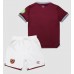 Echipament fotbal West Ham United Tricou Acasa 2025-26 pentru copii maneca scurta (+ Pantaloni scurti)