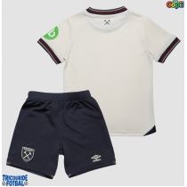 Echipament fotbal West Ham United Tricou Deplasare 2025-26 pentru copii maneca scurta (+ Pantaloni scurti)