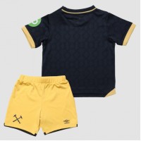 Echipament fotbal West Ham United Tricou Treilea 2025-26 pentru copii maneca scurta (+ Pantaloni scurti)