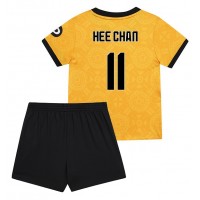 Echipament fotbal Wolves Hee-chan Hwang #11 Tricou Acasa 2025-26 pentru copii maneca scurta (+ Pantaloni scurti)