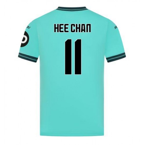 Echipament fotbal Wolves Hee-chan Hwang #11 Tricou Deplasare 2025-26 maneca scurta Echipament fotbal Wolves Hee-chan Hwang #11 Tricou Deplasare 2025-26 maneca scurta