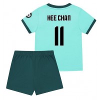 Echipament fotbal Wolves Hee-chan Hwang #11 Tricou Deplasare 2025-26 pentru copii maneca scurta (+ Pantaloni scurti)
