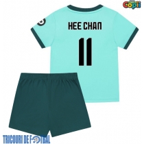 Echipament fotbal Wolves Hee-chan Hwang #11 Tricou Deplasare 2025-26 pentru copii maneca scurta (+ Pantaloni scurti)