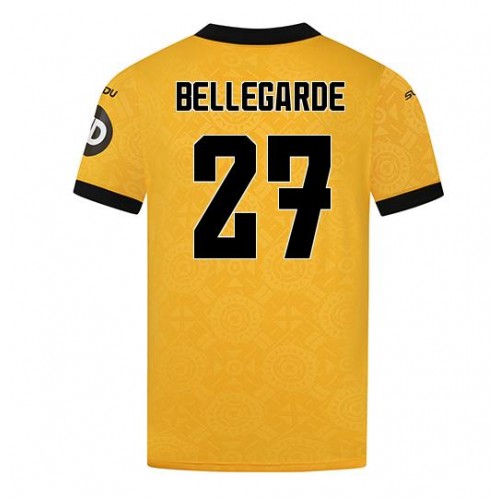 Echipament fotbal Wolves Jean-Ricner Bellegarde #27 Tricou Acasa 2025-26 maneca scurta Echipament fotbal Wolves Jean-Ricner Bellegarde #27 Tricou Acasa 2025-26 maneca scurta